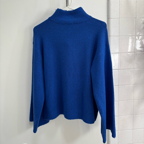 CeCe Royal Blue Turtleneck Sweater - Picture 2 of 6